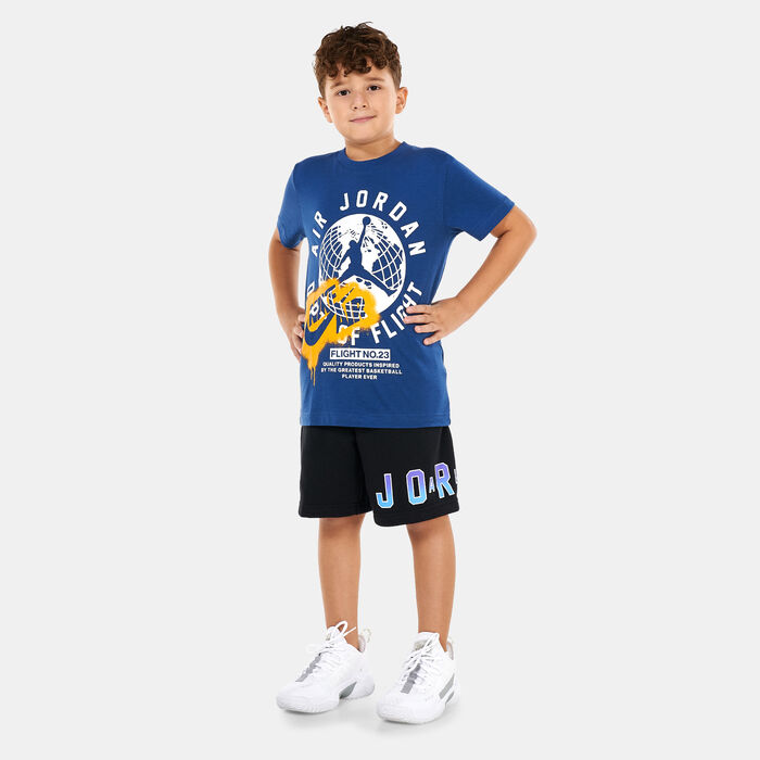 Jordan Kids' Global Game T-Shirt (Older Kids) Blue image number 2