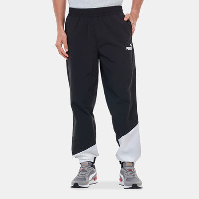PUMA Men's POWER Colourblock Sweatpants Black