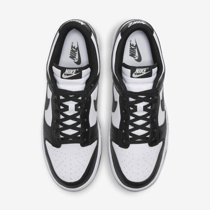 Nike Men's Dunk Low Retro Shoes Black Nike Men's Dunk Low Retro Shoes Black image number 4