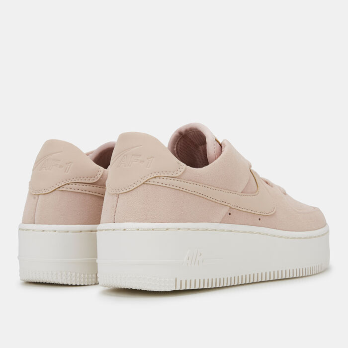 Nike Women's Air Force 1 Sage Low Shoes Beige image number 2