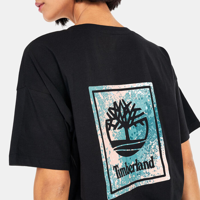 Timberland Women's Natural Summer Graphic T-Shirt Black Timberland Women's Natural Summer Graphic T-Shirt Black image number 3