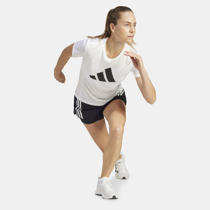 adidas Women's Run It T-Shirt White image number 2