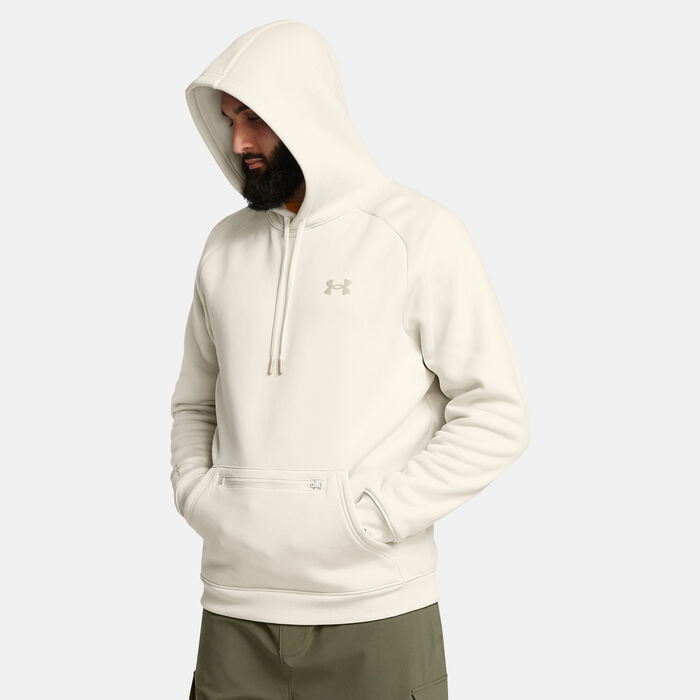 Under Armour Men's Armour Fleece Pro Kanga Hoodie White image number 0