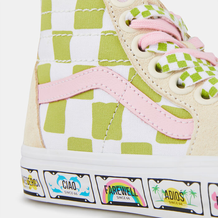 Vans x EM On Holiday UA SK8-Hi Tapered Unisex Shoe Green image number 4