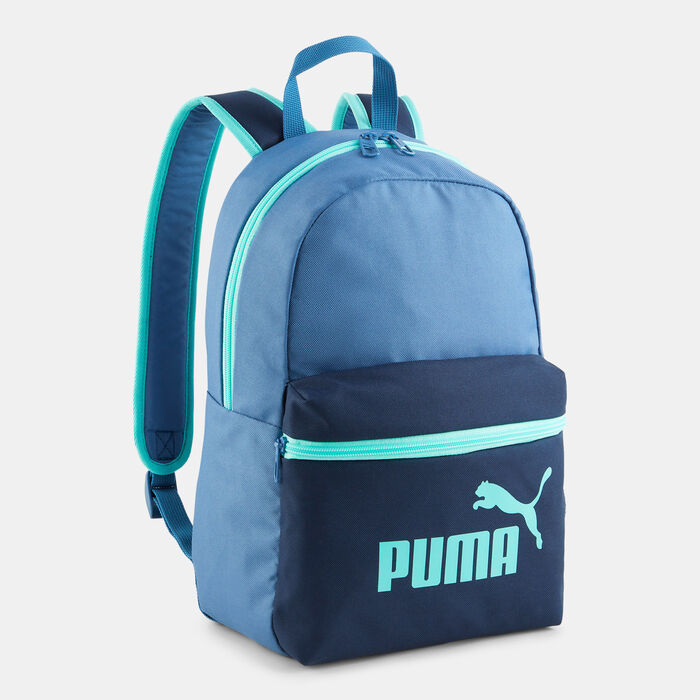 PUMA Kids' Phase Backpack (Small) Blue PUMA Kids' Phase Backpack (Small) Blue image number 0