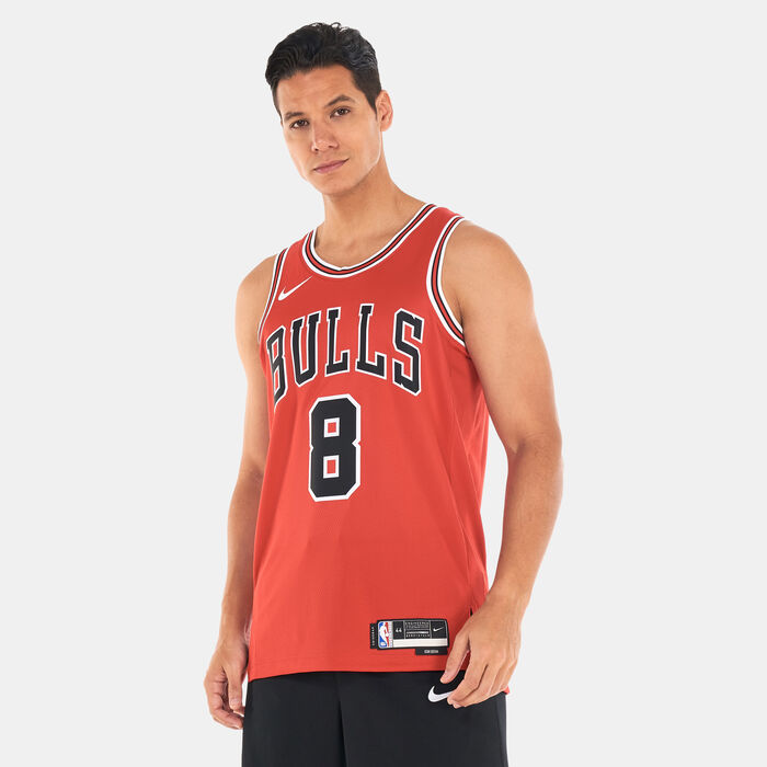 Nike Men's Chicago Bulls Icon Edition Dri-FIT NBA Swingman Jersey - 2022/23 Red image number 0