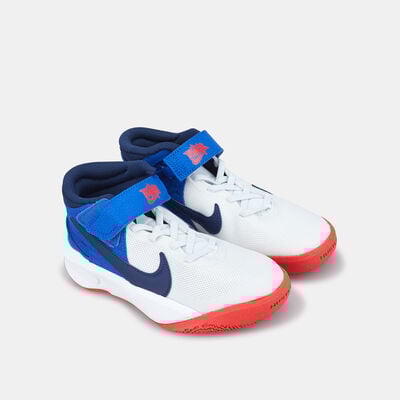 Nike Kids' Team Hustle D 10 FlyEase Shoe (Older Kids) White Nike Kids' Team Hustle D 10 FlyEase Shoe (Older Kids) White