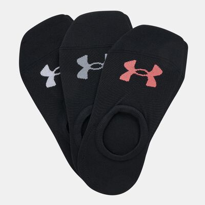 Under Armour Women's Essential Ultra Low Liner Socks Black