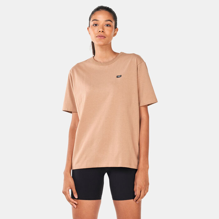 Vans Women's Off The Wall T-Shirt Brown Vans Women's Off The Wall T-Shirt Brown image number 0
