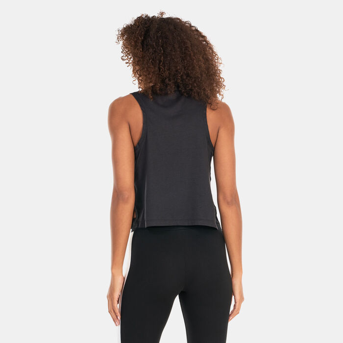 PUMA Women's Fit Tri-blend Training Tank Top Black PUMA Women's Fit Tri-blend Training Tank Top Black image number 1