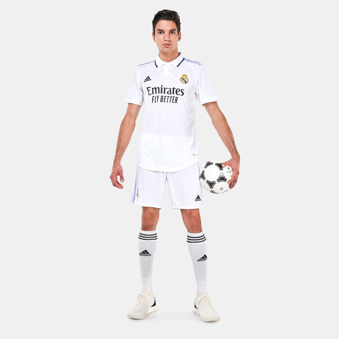 adidas Men's Real Madrid Home Authentic Jersey - 2022/23 White image number 2
