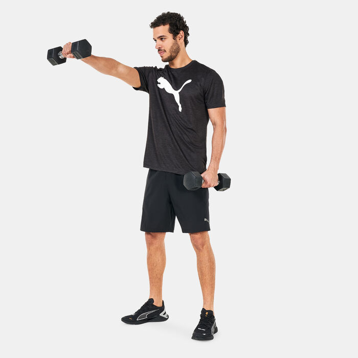 PUMA Men's Favorite Heather Cat Training T-Shirt Black PUMA Men's Favorite Heather Cat Training T-Shirt Black image number 2