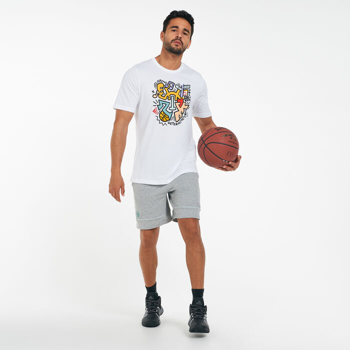 adidas Men's Dame Shorts Grey image number 2