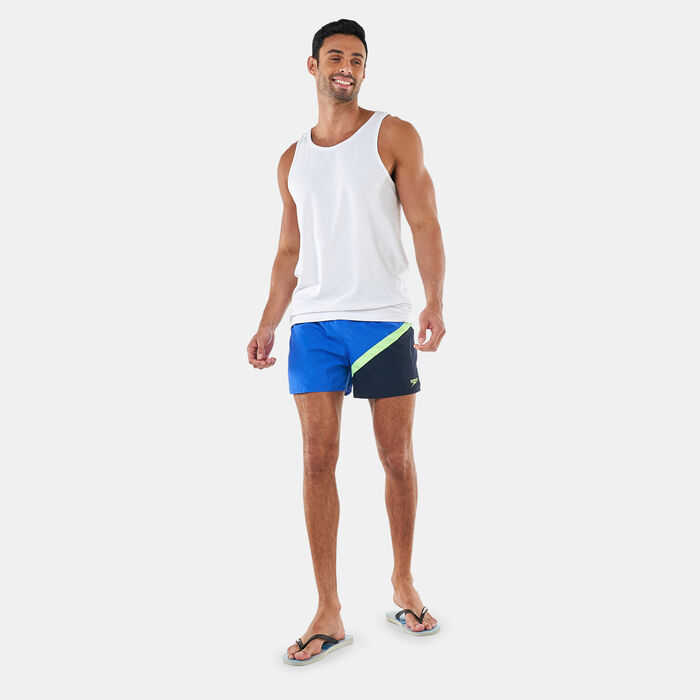 Speedo Men's Colourblock 14-Inch Swimming Shorts Blue Speedo Men's Colourblock 14-Inch Swimming Shorts Blue image number 2