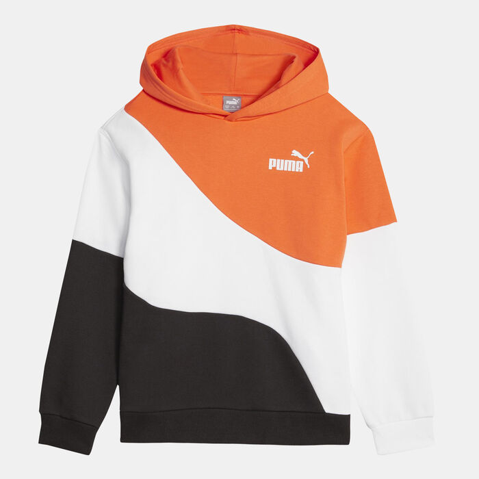 PUMA Kids' Power Cat Hoodie Orange PUMA Kids' Power Cat Hoodie Orange image number 0