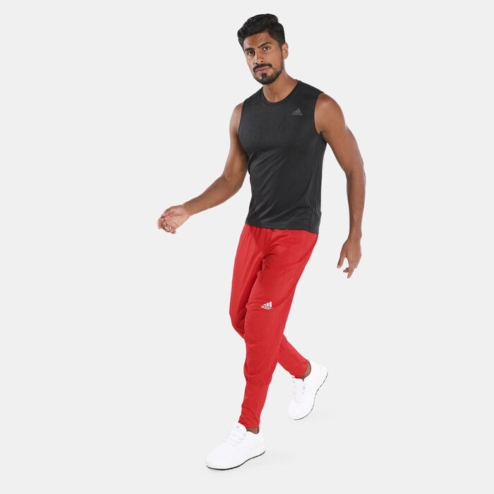 adidas Men's Adizero Marathon Pants Red adidas Men's Adizero Marathon Pants Red image number 2