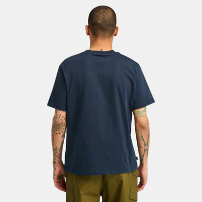 Timberland Men's Outdoor Inspired Graphic T-Shirt Blue