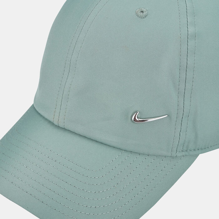 Nike Unisex Heritage86 Metal Swoosh Cap Green image number 2