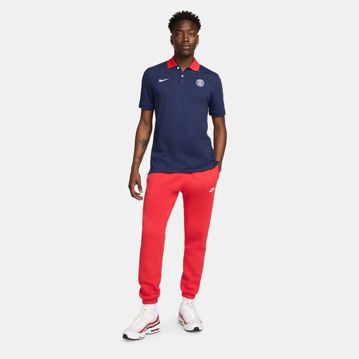Nike Men's Paris Saint-Germain Dri-FIT Polo Shirt Blue Nike Men's Paris Saint-Germain Dri-FIT Polo Shirt Blue image number 2