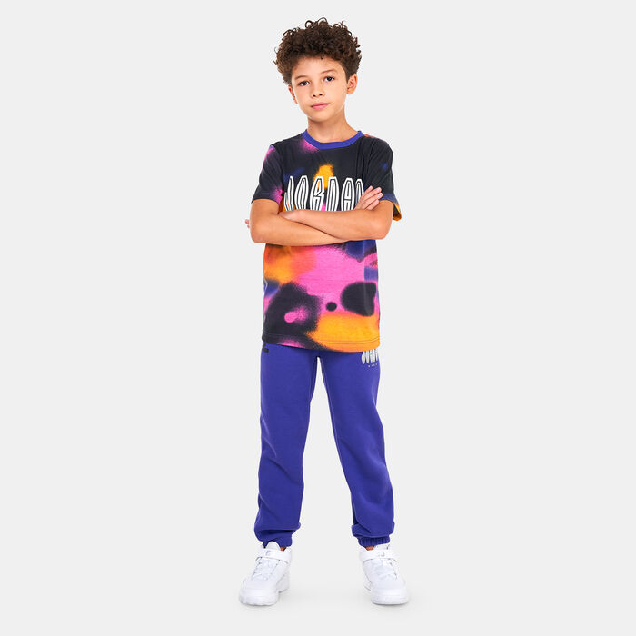 Jordan Kids' MVP Allover Print T-Shirt (Older Kids) Purple Jordan Kids' MVP Allover Print T-Shirt (Older Kids) Purple image number 2