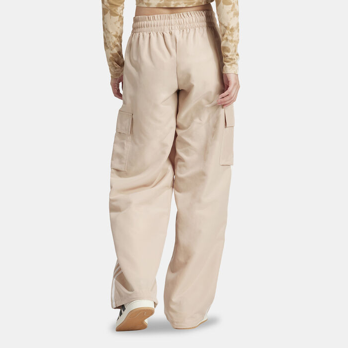 adidas Originals Women's Adicolor Cargo Pants Beige adidas Originals Women's Adicolor Cargo Pants Beige image number 1