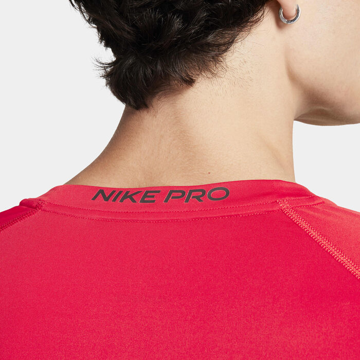 Nike Men's Pro Dri-FIT Training Top Red image number 4