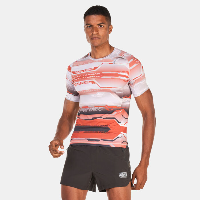 EA7 Emporio Armani Men's Graphic Vigor7 T-Shirt Multi EA7 Emporio Armani Men's Graphic Vigor7 T-Shirt Multi image number 0