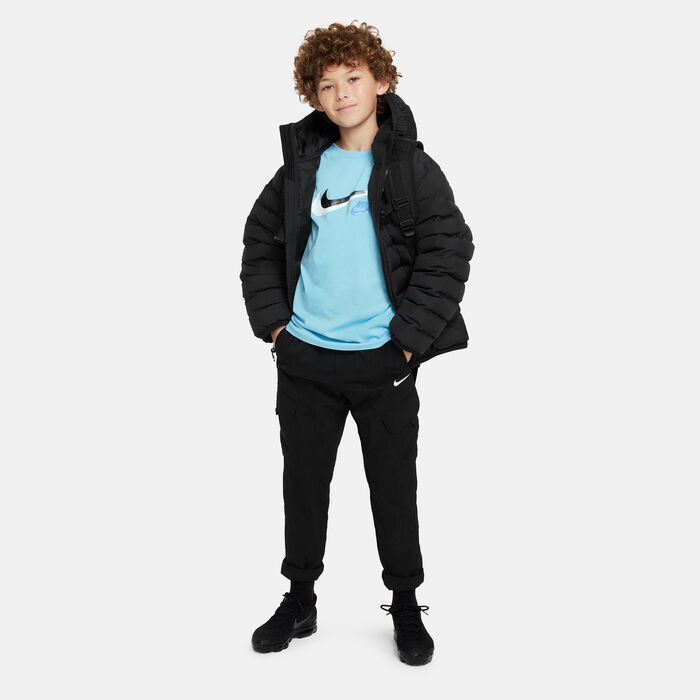 Nike Kids' Sportswear Graphic T-Shirt (Older Kids) Blue image number 2