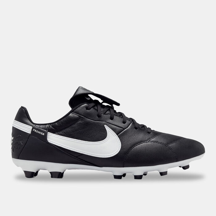 Nike Men's Premier 3 Firm Ground Football Shoes Black image number 0