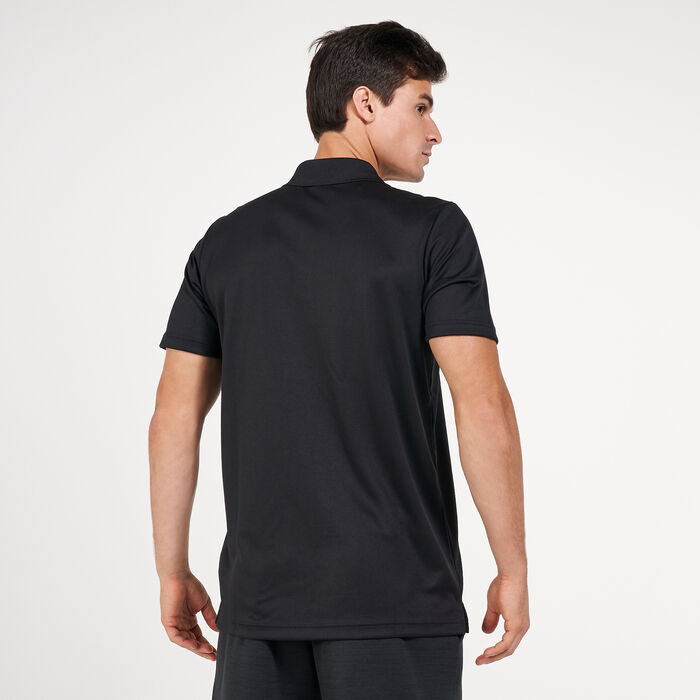 adidas Men's Designed 2 Move 3-Stripes Polo T-Shirt Black adidas Men's Designed 2 Move 3-Stripes Polo T-Shirt Black image number 1