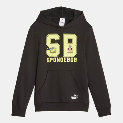 PUMA Kids' X SPONGEBOB Hoodie Black