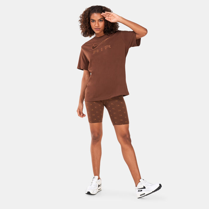 Nike Women's Air Sportswar T-Shirt Brown Nike Women's Air Sportswar T-Shirt Brown image number 2