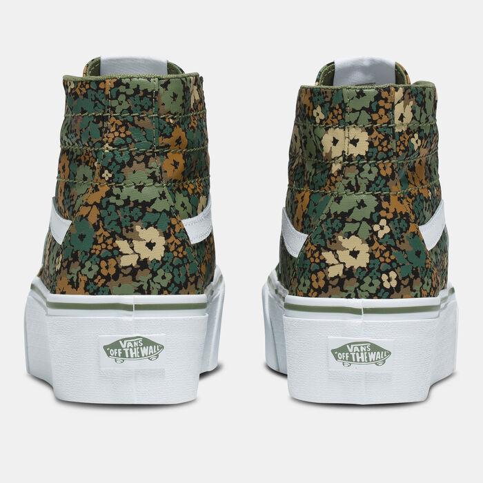 Vans Women's Sk8-Hi Tapered Stackform Shoes Green image number 2