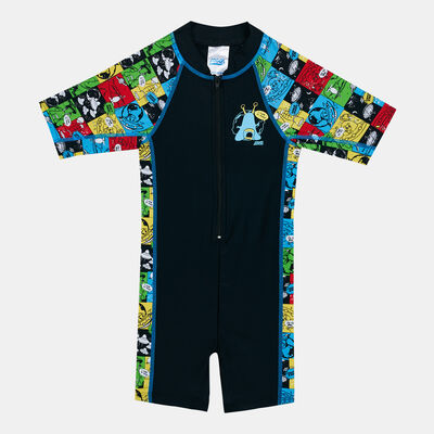 Zoggs Kids' Sci Fi All-in-One Swimming Suit Black Zoggs Kids' Sci Fi All-in-One Swimming Suit Black