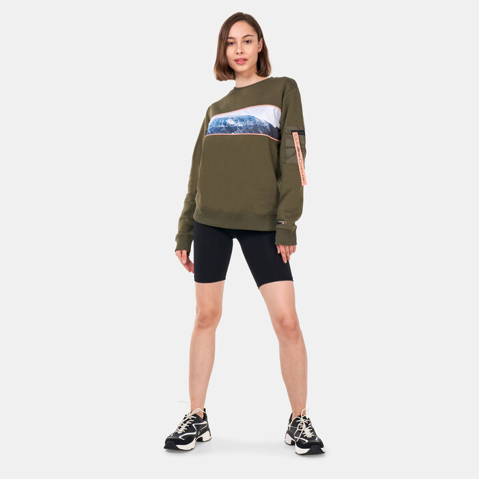 ellesse Women's Colline Sweatshirt Brown ellesse Women's Colline Sweatshirt Brown image number 2