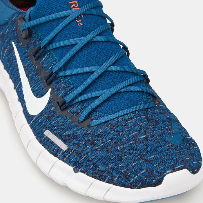 Nike Men's Free RN 5.0 2021 Shoe Blue image number 5
