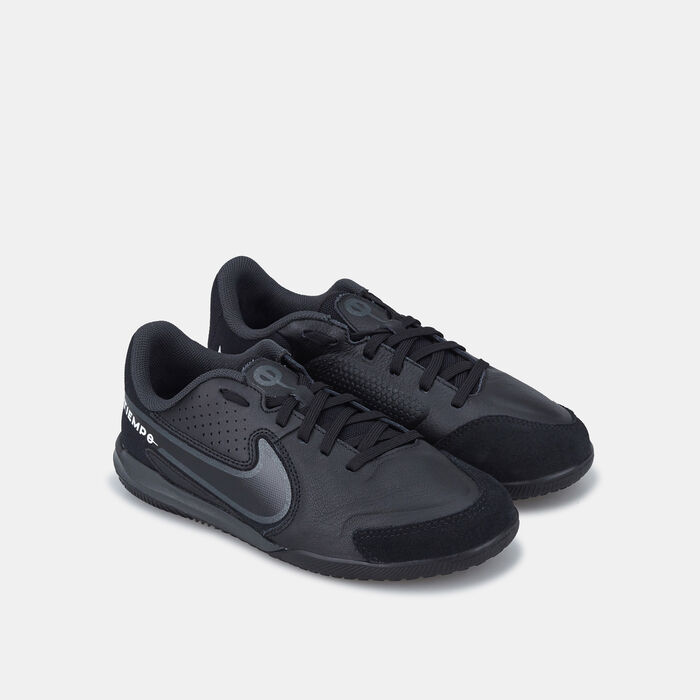 Nike Kids' Tiempo Legend 9 Academy Indoor Court Football Shoe Black Nike Kids' Tiempo Legend 9 Academy Indoor Court Football Shoe Black image number 1