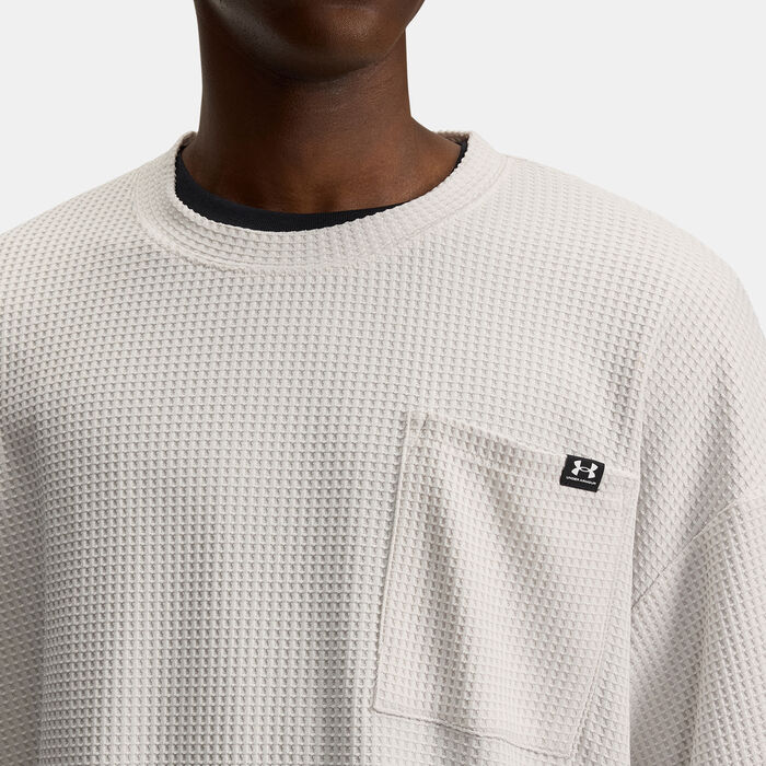 Under Armour Men's Rival Waffle T-Shirt White image number 2