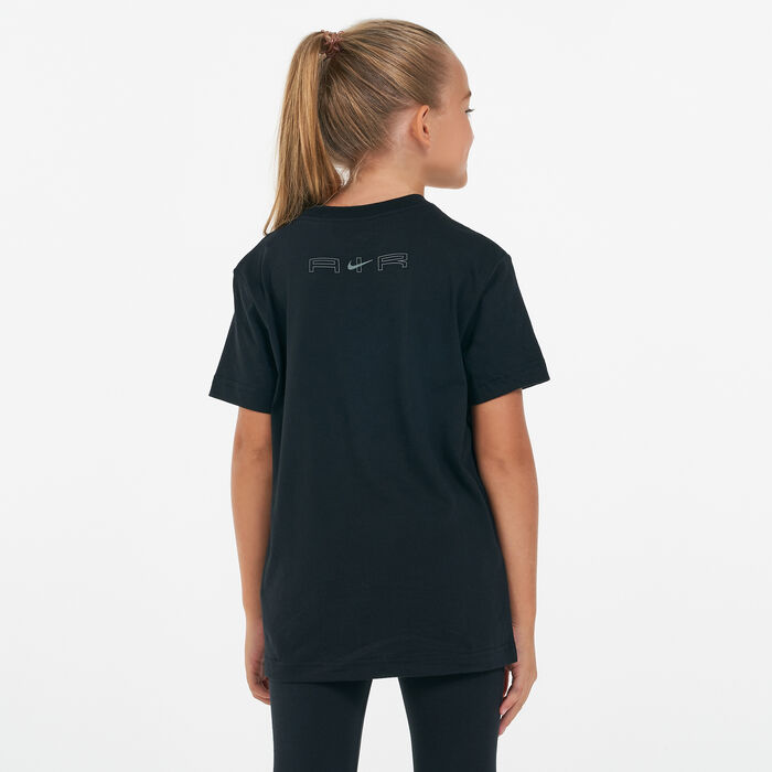 Nike Kids' Air Sportswear T-Shirt Black Nike Kids' Air Sportswear T-Shirt Black image number 1