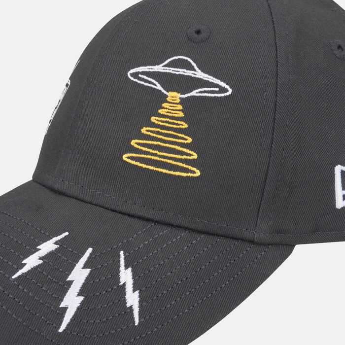 New Era Men's Graphic 9FORTY Adustable Cap Black New Era Men's Graphic 9FORTY Adustable Cap Black image number 2