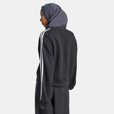 adidas Originals Women's 3-Stripes Sweatshirt Black adidas Originals Women's 3-Stripes Sweatshirt Black