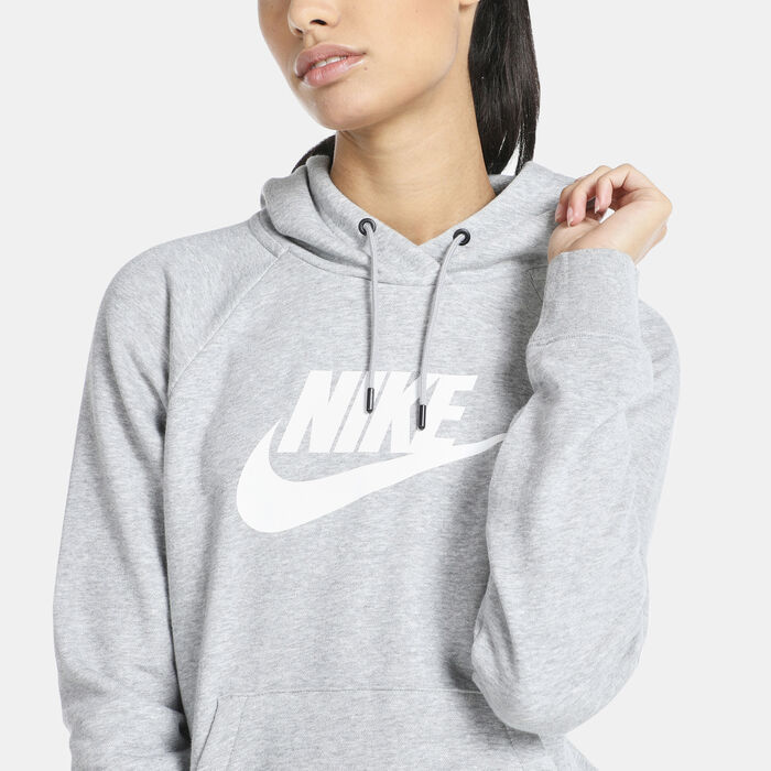 Nike Women's Sportswear Essential Pullover Hoodie Grey image number 3
