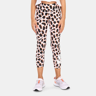 Nike Kids' Wildflower Shirred Leggings Pink