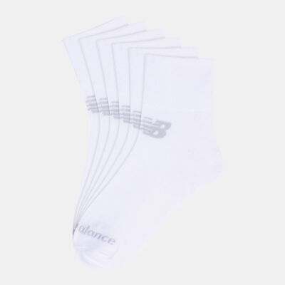 New Balance Performance Flat Knit Ankle Socks (3 Pack) White