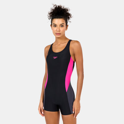 Speedo Women's Asia Fit Colourblock Splice 2.0 Swimsuit Multi