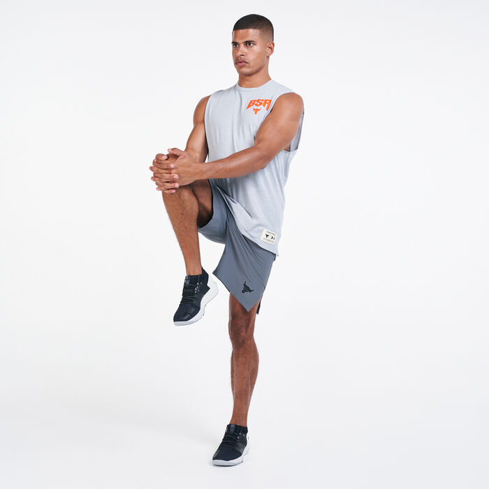 Under Armour Men's Project Rock Show Your BSR Tank Top Grey Under Armour Men's Project Rock Show Your BSR Tank Top Grey image number 2