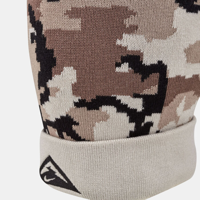 Nike Men’s Dri-FIT Trail Camo Beanie Beige image number 2