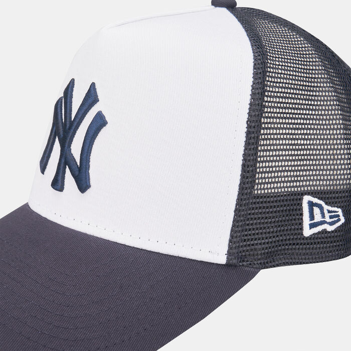 New Era Men's MLB New York Yankees Team Colour A-Frame Trucker Cap Blue New Era Men's MLB New York Yankees Team Colour A-Frame Trucker Cap Blue image number 2