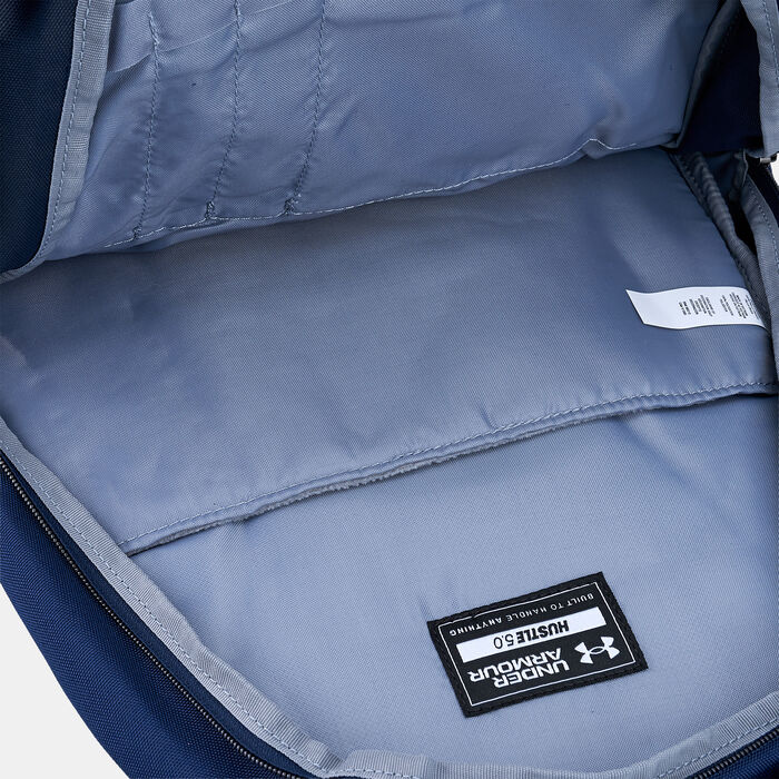 Under Armour UA Hustle 5.0 Backpack Blue Under Armour UA Hustle 5.0 Backpack Blue image number 3
