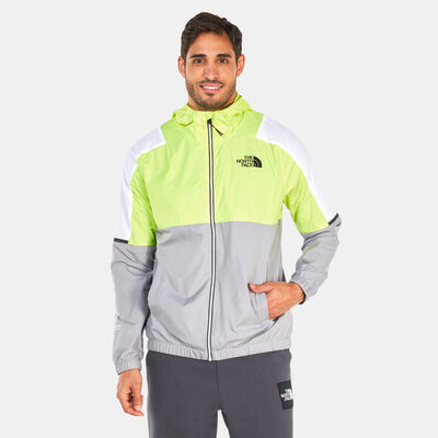 The North Face Men's Mountain Athletics Full-Zip Wind Jacket Grey The North Face Men's Mountain Athletics Full-Zip Wind Jacket Grey